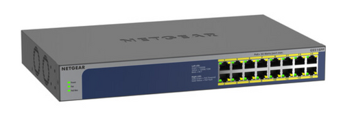 606449149241 - Netgear GS516PP 16-Port Gigabit PoE+ Compliant Unmanaged Switch