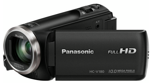 885170266018 - Panasonic HC-V180K Full HD Camcorder