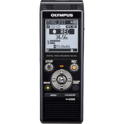 050332189775 Olympus WS-853 Digital Voice Recorder - Black